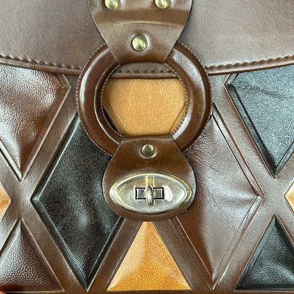 70s Diamond Handbag - Picture 3 of 8
